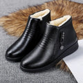 Bottines pour femme - Fermeture éclair latérale - Doublure en peluche - Détails métalliques élégants - Tenue décontractée MAX FOR ME