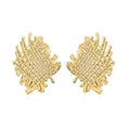 Boucles d’oreilles dorées géométriques – design abstrait et minimaliste MAX for ME
