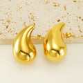 Boucles d'oreilles goutte métal sculpté ultra-tendance forme organique - Collection exclusive Max for Me éclat assumé MAX for ME