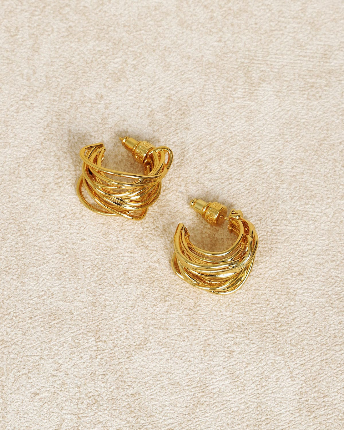 Boucles d'oreilles plaquées or Default MAX FOR ME