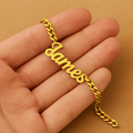 Bracelet Prénom Personnalisé – Acier Inoxydable Ajustable & Résistant MAX for ME