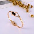 Bracelets lot de  3 acier inoxydable femme ensemble élégance moderne MAX FOR ME Or rose MAX for ME