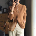 Cardigan femme maille camel doré élégance MAX FOR ME femme
