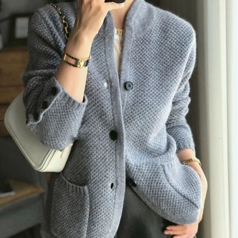 Cardigan femme maille gris chiné confort MAX FOR ME femme