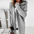 Cardigan long capuche femme silhouett