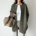 Cardigan long en maille douce - chaleur et style épuré - MAX FOR ME MAX FOR ME