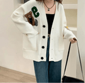 Cardigan oversize brodé 