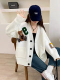 Cardigan oversize brodé 