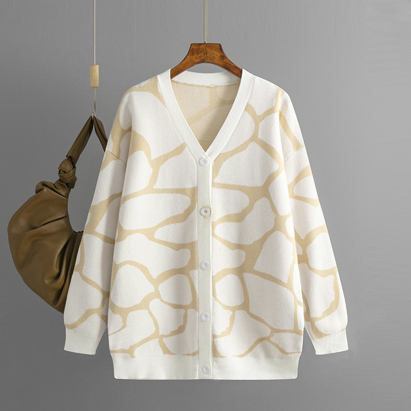 Cardigan vert clair porté femme style cocooning chic MAX FOR ME