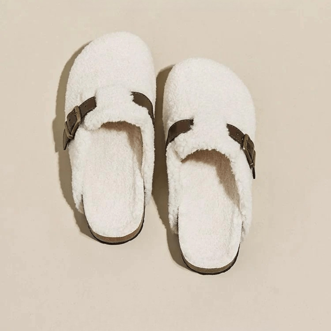 Chaussons fourrés à boucle - Cocooning luxueux d'hiver - MAX FOR ME MAX for ME