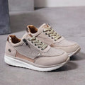 Chaussures de marche orthopédiques avec soutien de la voûte plantaire - Baskets confortables à bascule et fermeture éclair latérale faciles à enfiler MAX FOR ME