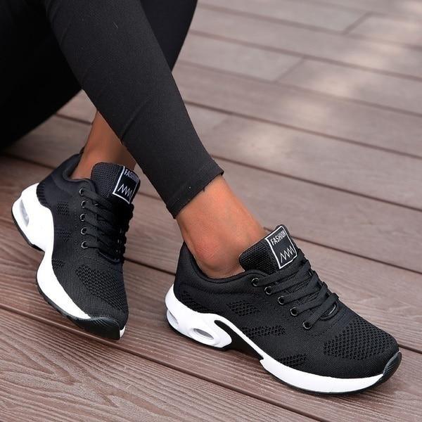 Chaussures de marche orthopédiques – Légèreté et confort pour vos journées actives Noir Carmin / 36 MAX FOR ME