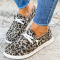 Chaussures femme grises casual - baskets à lacets respirantes et semelle coussinée confort optimal Leopard / 36 MAX FOR ME