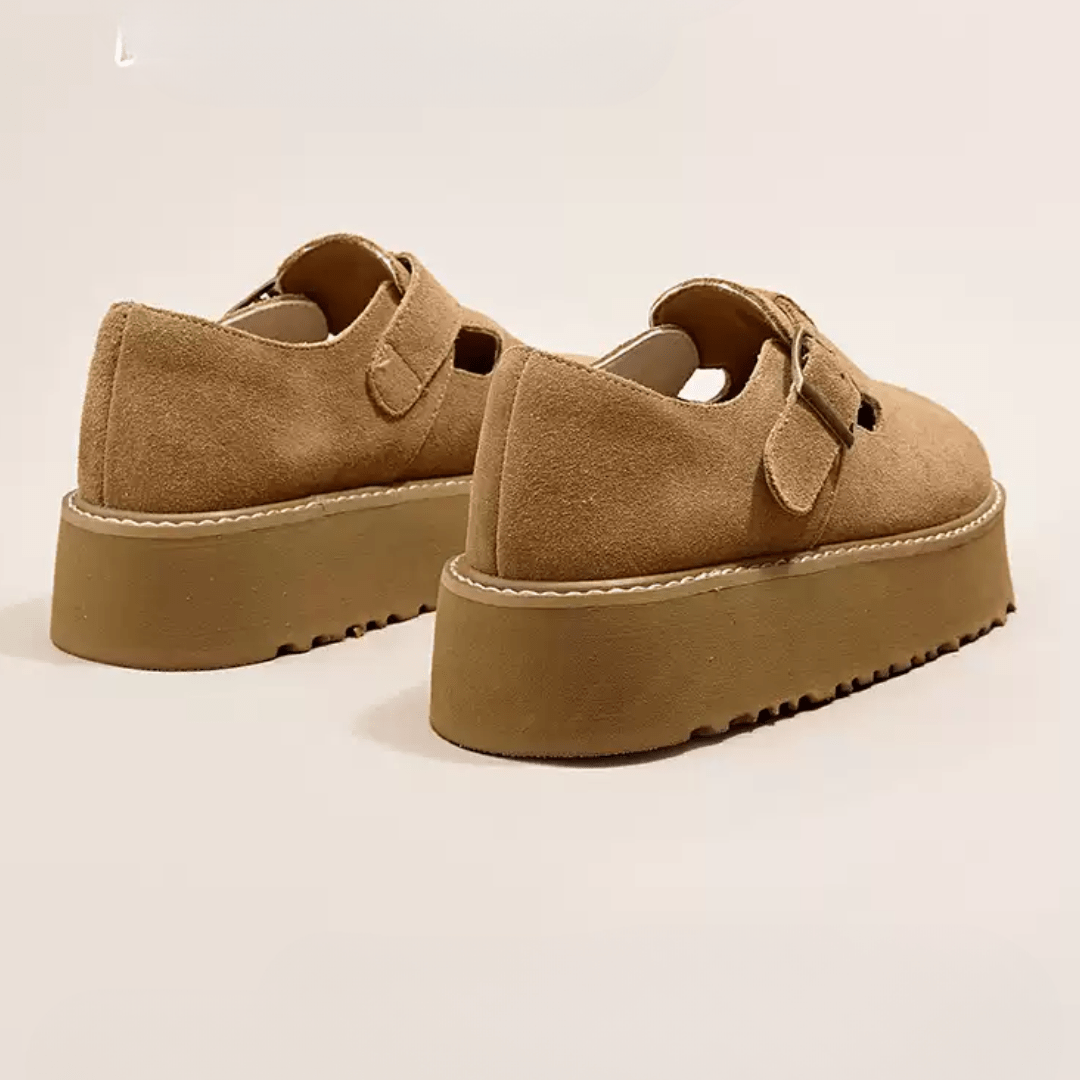 Chaussures plateforme à boucle - Style affirmé moderne - MAX FOR ME Beige / 35 MAX for ME