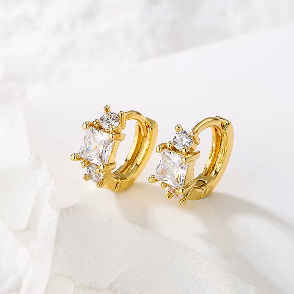 Coffret 3 créoles dorées à zircons - composez votre style unique - MAX FOR ME MAX for ME