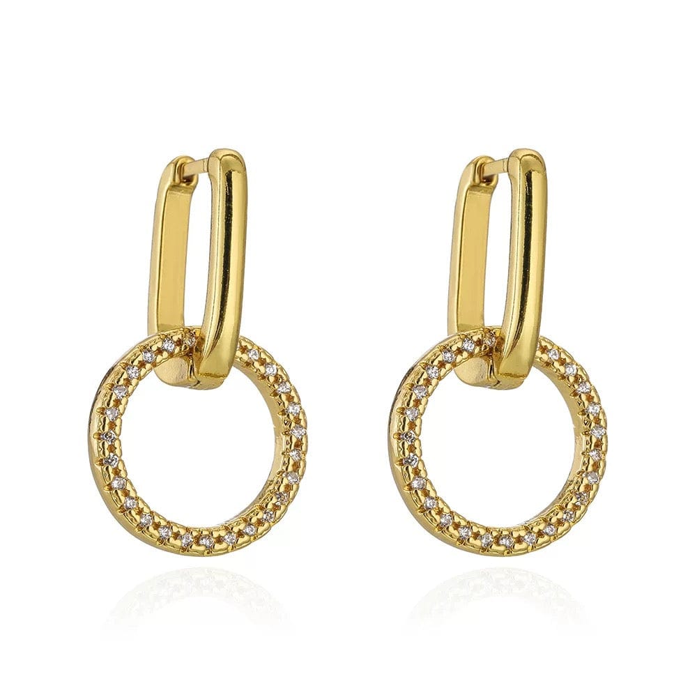 Collection de boucles d'oreilles "Éclat" - style versatile et chic - MAX FOR ME Or / Chevron Scintillant MAX for ME