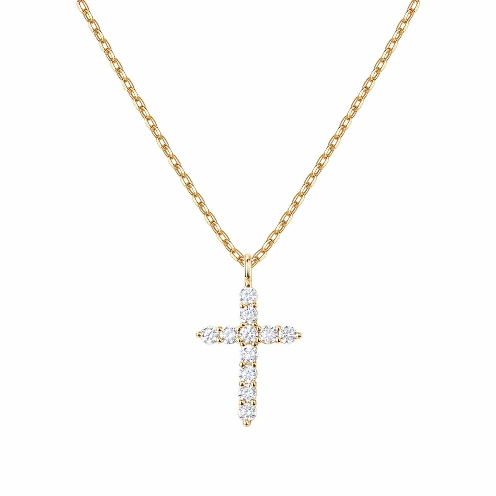Collier croix strassée ultra-tendance éclat intemporel pendentif délicat - Collection exclusive Max for Me lumineux MAX for ME
