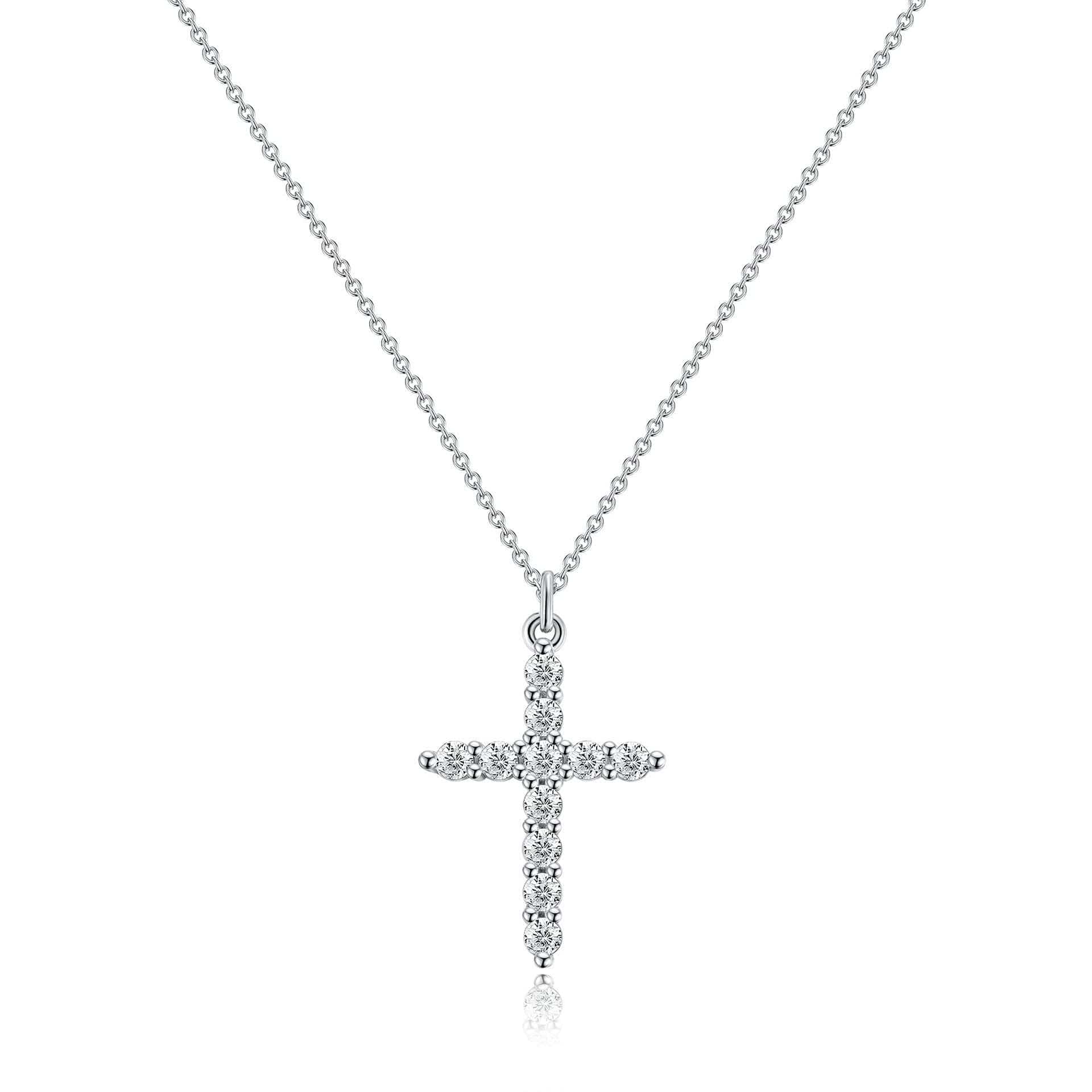 Collier croix strassée ultra-tendance éclat intemporel pendentif délicat - Collection exclusive Max for Me lumineux MAX for ME
