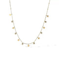 Collier doré pampilles zircon – bijou tendance à pendentifs étoiles Doré MAX for ME