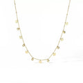 Collier doré pampilles zircon – bijou tendance à pendentifs étoiles Doré MAX for ME