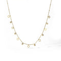 Collier doré pampilles zircon – bijou tendance à pendentifs étoiles Doré MAX for ME