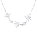 Collier étoiles argent S925 strass constellation lumière éternelle MAX FOR ME Argent MAX for ME