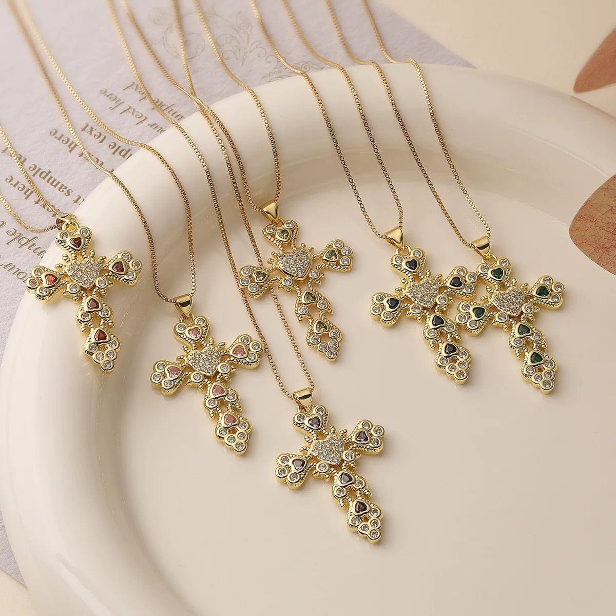 Collier pendentif croix scintillante - une touche d'éclat et de foi - MAX FOR ME MAX for ME