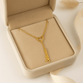 Collier personnalisé avec un petit cœur et un prénom au choix Or MAX for ME
