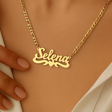 Collier prénom finement découpé – Style épuré et personnel  doré ou argenté MAX for ME