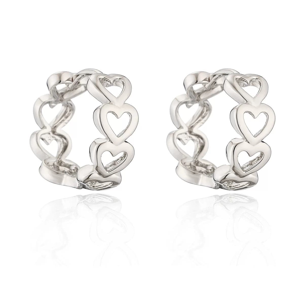 Créoles huggie entrelacées et zircon - éclat et sophistication - MAX FOR ME MAX for ME