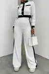 MAX for ME Ensemble 2 pièces blazer et pantalon 2 thon - style pull