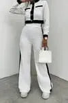 MAX for ME Ensemble 2 pièces blazer et pantalon 2 thon - style pull
