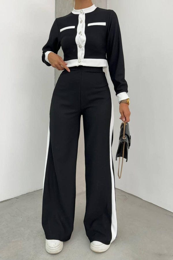 MAX for ME Ensemble 2 pièces blazer et pantalon 2 thon - style pull