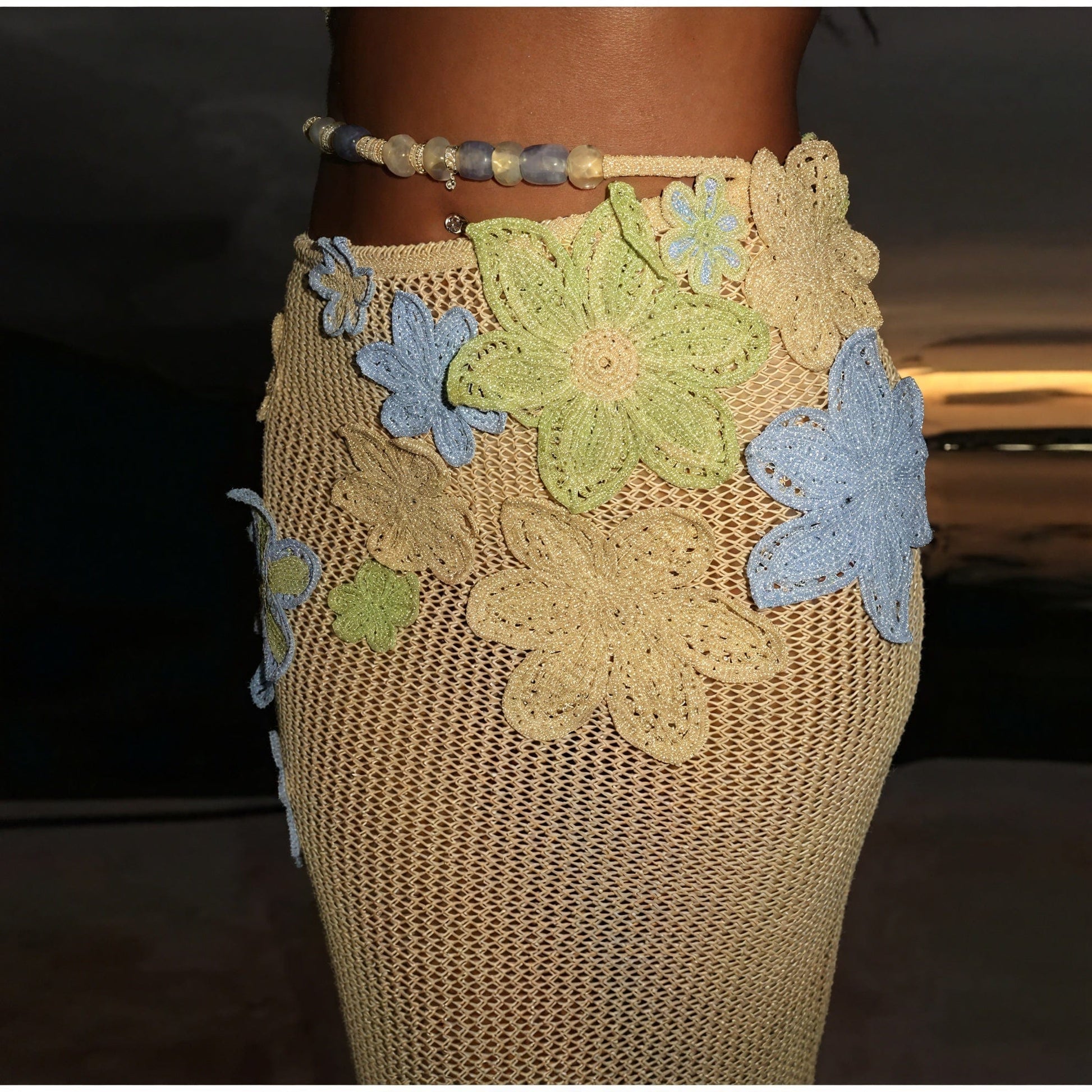 Ensemble crochet fleuri – deux pièces artisanales pour été bohème MAX FOR ME