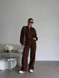 Ensemble de sport chic et pantalon large - une allure urbaine et moderne - MAX FOR ME MAX for ME