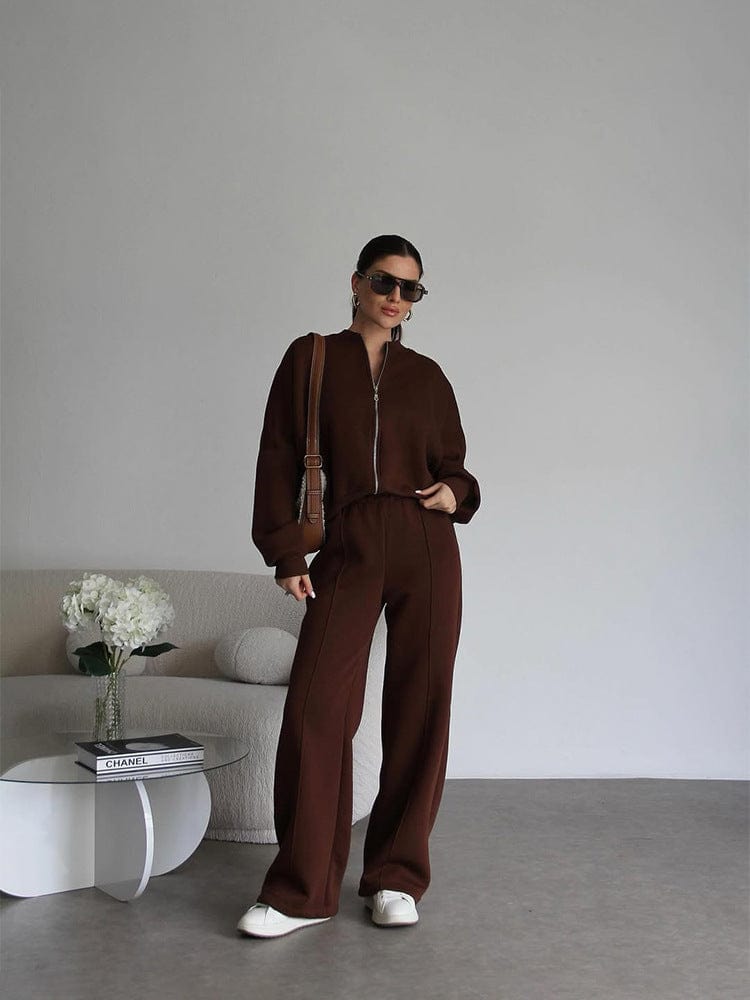 Ensemble de sport chic et pantalon large - une allure urbaine et moderne - MAX FOR ME MAX for ME