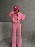 Ensemble de sport chic et pantalon large - une allure urbaine et moderne - MAX FOR ME MAX for ME