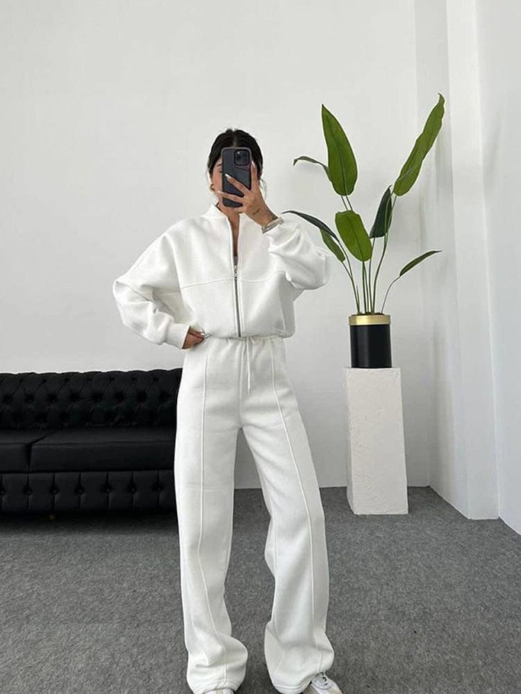 Ensemble de sport chic et pantalon large - une allure urbaine et moderne - MAX FOR ME MAX for ME