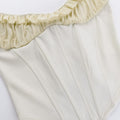 Ensemble deux pièces corset et jupe courte – Style romantique à volants pour occasions spéciales MAX FOR ME