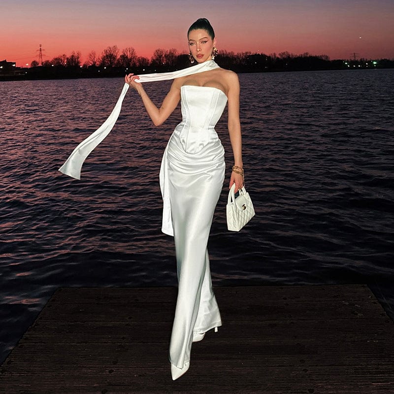 Ensemble Deux Pièces Femme – Haut Court et Jupe Maxi Slim MAX FOR ME