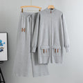 Ensemble femme- cardigan mi-long et pantalon coordonné style moderne MAX for ME