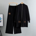 Ensemble femme- cardigan mi-long et pantalon coordonné style moderne MAX for ME