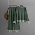 Ensemble femme en maille à motif pied-de-poule – Élégance douce et confort structuré MAX for ME