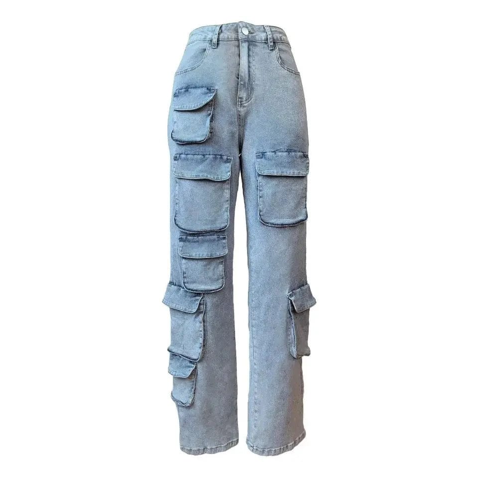 MAX for ME Jeans 36 Pantalon jean cargo femme