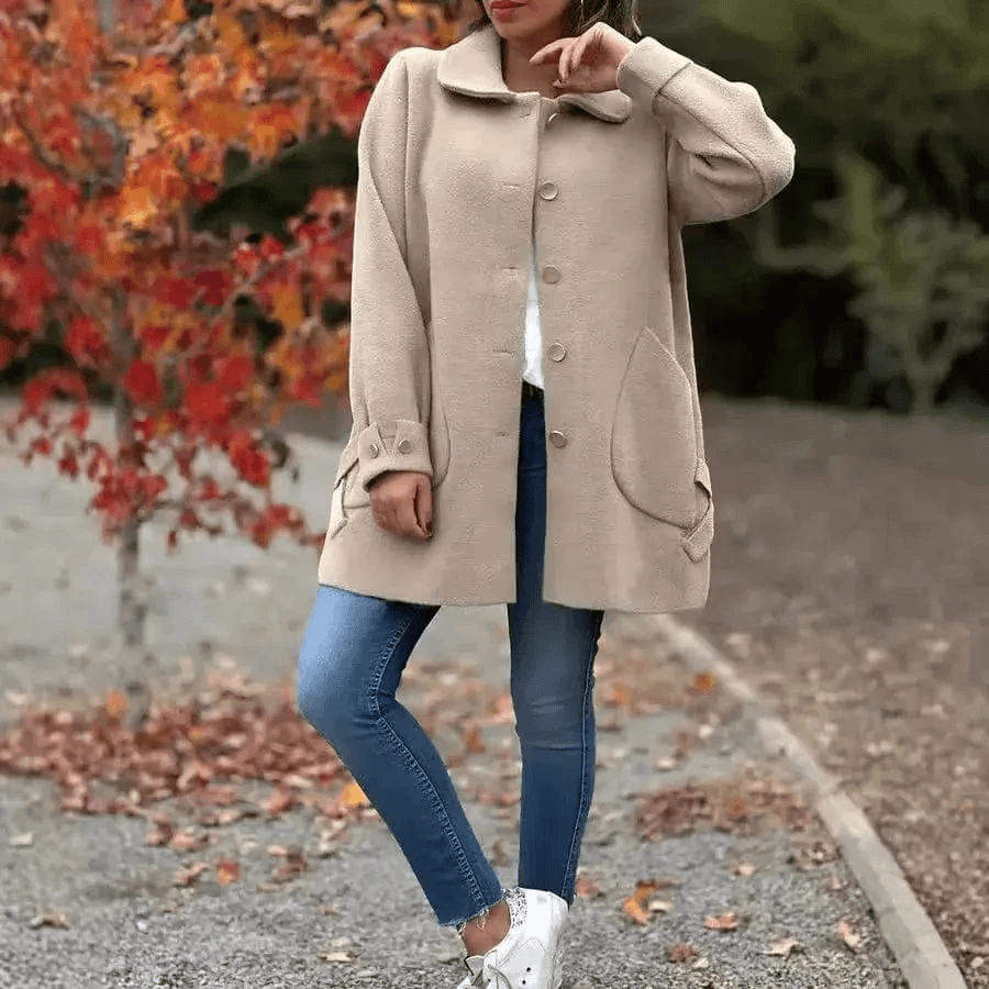 Manteau Milani – Élégance décontractée et  automnale 