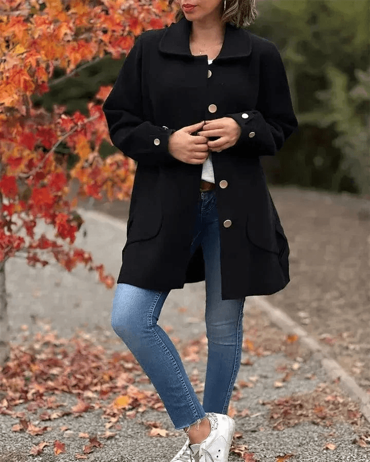 Manteau Milani – Élégance décontractée et  automnale 