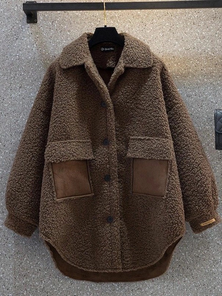 Manteau oversize lifestyle hiver sophistication urbaine MAX FOR ME