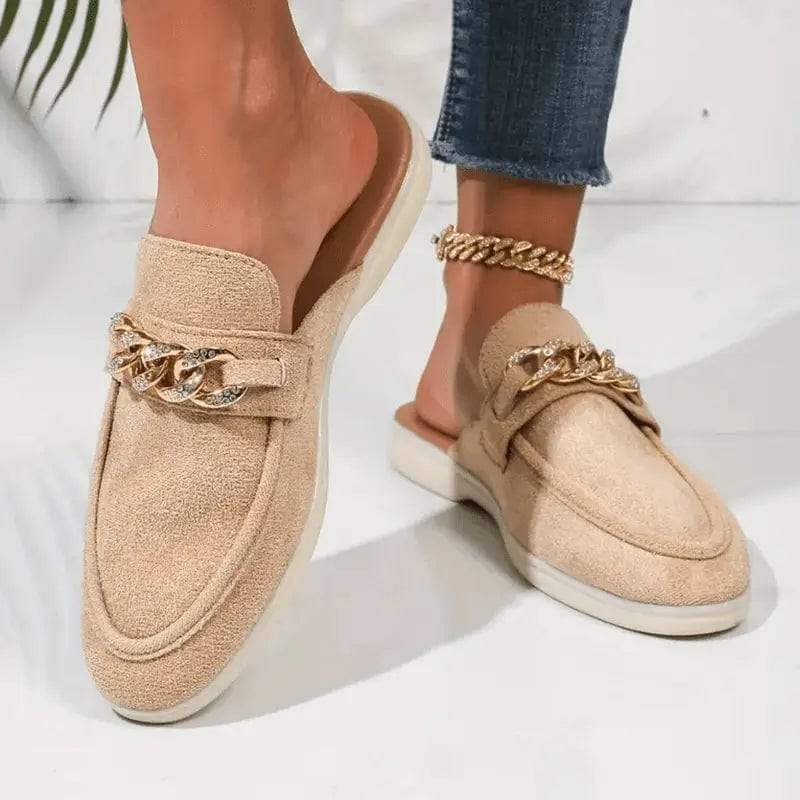 Mason | Mocassins beige d'été pour femmes - mocassins d'été à slip-on Beige / 37 MAX FOR ME