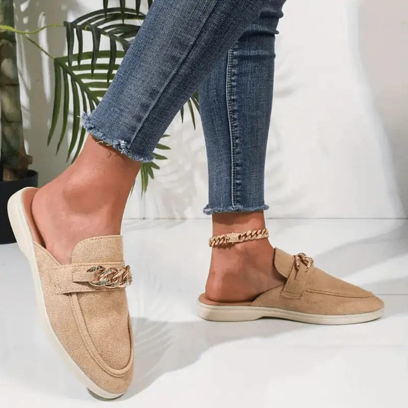Mason | Mocassins beige d'été pour femmes - mocassins d'été à slip-on Beige / 37 MAX FOR ME