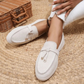 Mocassins blancs décontractés femme: simplicité et style en bord de mer Blanc / 36 MAX FOR ME